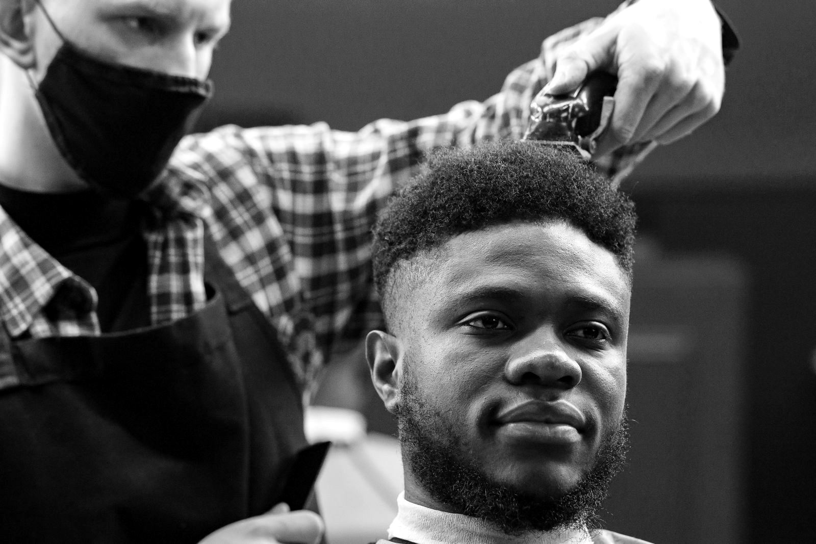Client getting the top shaped up