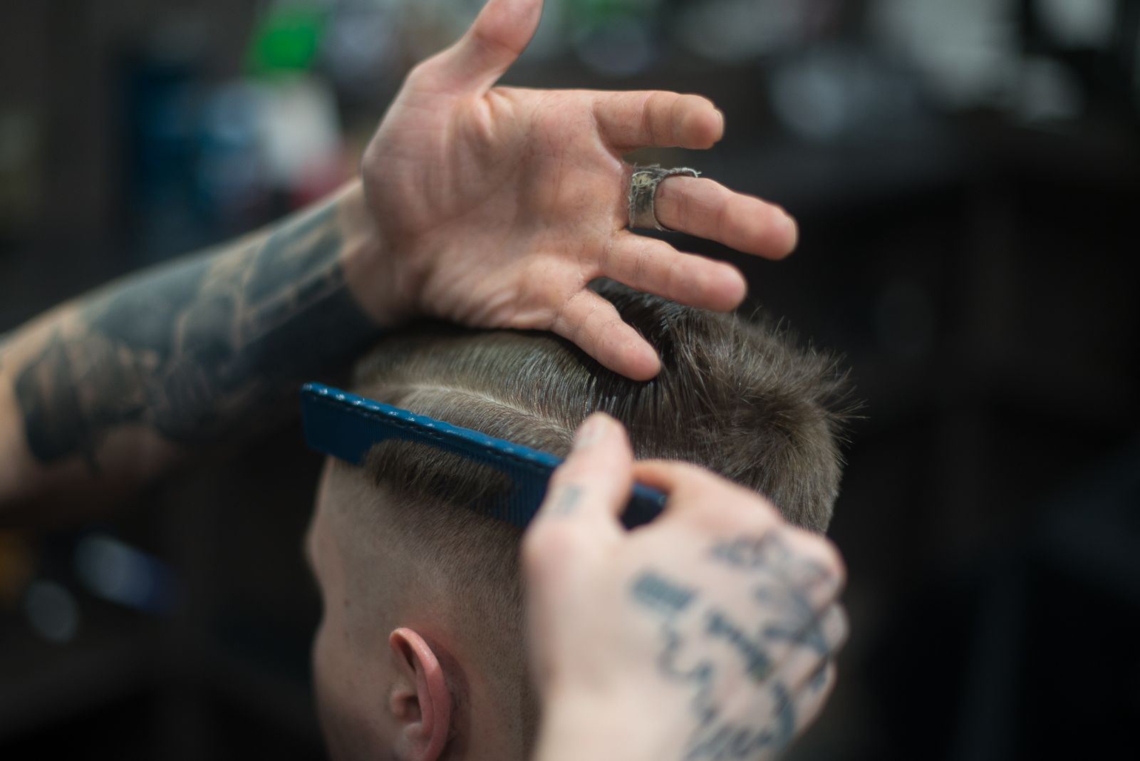 Comb and clipper over a short crop
